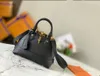 Ringed Chain Slant Shoulder Bag For Women Luxury Design High Luxury Designer Real Leather Canvas Handbag Classic Brown Flower Black Purse Shoulder Strap Box Bag