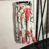 Blumendruck Damen T-Shirt Tops Kleid Zweiteilige Sets Mode Lässig Urlaub Strand Langes Kleid