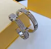 2023-Creolen Designer-Schmuck Silberohrring für Frauen Mode Diamant Buchstaben Gold Ohrring F Ohrstecker Creolen mit Box Neu 22042702R