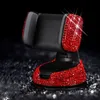 Crystal Rhinestones Trin 360 stopni Uchwyt telefonu do samochodu na deskę rozdzielczą Auto Windows i Air Vent Universal Car Posilnik telefonu komórkowego Akcesoria wewnętrzne