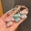 Candy Kolor Śliczny kreskówka Niedźwiedź włosy Rope Wstążka Wisior akrylowy rozciąganie włosów Rope Fryzjer Kawaii Wai Fair Tie