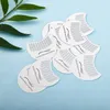 Pinceles de maquillaje, regla de medición de longitud de pestañas, herramienta portátil de plástico suave para cejas, regla de papel, 5/10 Uds.