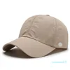 Ll snapbacks yoga chapéus de homens e femininos Caps de beisebol moda moda de tecido rápido Caps de chapéu de sol da praia Esportes ao ar livre Solid Solid Color Shade 33