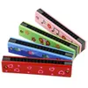 16 holes schattige harmonica muziekinstrument Montessori educatief speelgoed cartoonpatroon kinderen windinstrument kinderen cadeau kinderen