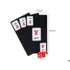 Jeux de cartes Noms de code Jeu Pvc Givré Tout Plastique Mahjong Voyage Portable Étanche Mini Vacances Jouet Cadeau Drop Delivery Jouets Cadeaux P Dhrwr