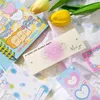 50sheetsメモパッドスティッキーノートステッカーデカールスクラップブッキングDIY KAWAII NOTEPAD DIARY文房具学校用品