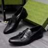 2023 herren Kleid Schuhe Handgemachte Formale Business Wohnungen Echtes Leder Anzug Arbeit Büro Schuhe Männlich Marke Quasten Oxfords Größe 38-45