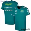 Wangcai01 DIY T-shirt Aston Martin Aramco Cognizant F1 2023 Officiële team T-shirt Man Breathab ISURE T-shirt in de zomer 0315H23