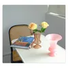 Vases Flower Vase For Table Decoration Living Room Glass Modern Tabletop Terrarium Containers Desktop Dried