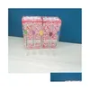 Pipas para fumar Accesorios de tubo de tubo de vidrio de rosa de amor grueso con flor de plástico Quemador de aceite de Loverose para pipas de agua Bongs Mano 36 Unids / caja D Dh3Xj