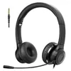 Anivia A7 Computerheadset met ruisonderdrukken Microfoon 3,5 mm-aansluiting voor Office Phone Laptop On-Ear Wired-hoofdtelefoon