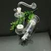 Rökande rör Sand Core Glass 37 Vattenflaska Glas Bongs Oil Burner Glass Water Pipe Oil Rigs