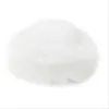 Gorro Feanie/crânio Caps Chapéus de peles feminino Hat de balde fofo estilo russo para o gorro de inverno cor sólida cor