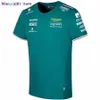 Wangcai01 DIY T-shirt Aston Martin Aramco Cognizant F1 2023 Officiële team T-shirt Man Breathab ISURE T-shirt in de zomer 0315H23