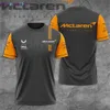 Wangcai01 DIY T-shirt 2023 Zomer Nieuwe McLaren F1 Men's T-shirt Formule One Team Racing Short Seve Round Neck T-Shirt Fashion Outdoor Sports Top 0315H23