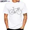 wangcai01 diy tシャツ固定ギアbicycサイクリストペインティングTシャツ新しい夏の男短seveロードバイクスポーツ愛好家ホワイトカジュアルボーイティーヴィンテージトップ0315h23