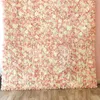 Ny aritificiell siden Rose Flower Wall Panels väggdekoration blommor för bröllop baby shower födelsedagsfest fotografering bakgrund