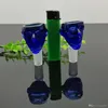 Rauchpfeifen Neue blaue Nase Glaskolben Glasbongs Ölbrenner Glas Wasserpfeife Bohrinseln Rauchen