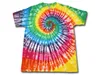 2023 Mens Designer T Shirt Tie Dye Shirt Multicolor Printed T Shirt Fashion Style Kort ärm Löst överdimensionerad t-shirt bomullstyg topp tees för man och kvinna
