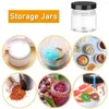 Opslagflessen 20 stks 60 ml doorzichtige plastic ronde potten lege hervulbare cosmetische container met deksel voor vloeistofcrèmesmonster
