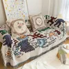 Multifunktionale böhmische Decke gewebte Picknickdecken Sucre Outdoor Camping Sofa Baumwollfadendecke