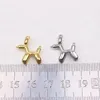 Charms 1pcs 20mm Wholesell Stainless Steel High Quality Lovely Dog Pendant DIY Necklace Earrings Bracelets Unfading 2 Colors