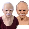 Parti masker europeiska och amerikanska cos old man ufo främmande mask skald huvud stilig kille ung skönhet latex rubrik tillverkare grossist dh5eh