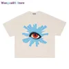 wangcai01 DIY T-Shirt Creative fun eye foam printed short-seved t-shirt man 0315H23