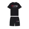 Summer TRAPSTAR Printed Cotton Tshirt Set Streetwear Trackuit Men' Sportwear Traptar T Shirt and Short down1996