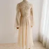 Women's Sleepwear Unikiwi Women Princess Robes Bride Robe Long Sleeve Wedding Jacket Lace Translucent Kimono Pajamas Bridesmaid Bathrobe