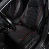 Universal PU Leather Front Car Seat Covers Fashion Style High Back Bucket Auto Seat Cushions Auto Interior Car Seat Protector