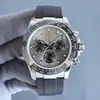 Chronograph Mens Watches 40mm Automatic Mechanical Movement Watches Business WristWatch montre De Luxe Watches for Men multicolor