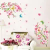 Wall Stickers 1 Sticker After Pasting: 210 180cm Large Cherry Blossom Flower Butterfly Tree Art Decor UK