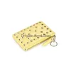 Coin Pulses coreano Short Short Wallet Key 2021 Cipper Womens Bag Borse Rivet in pelle Delivery Delivery Accessori Lage Walle Dh97n