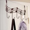 Hooks Hanger Hook Musical Note Stijl Space-Saving gemakkelijk om fijn vakmanschap te installeren Geweldige smeedijzeren kleding hangende rekbenodigdheden