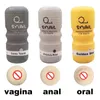 Masturbateurs pusssy pour hommes Coupe Vagin Anal Silicone Artificiel Réaliste Chatte Sex Toys Érotique outil de sexe masturbador vagin para hom 230314