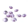 Kronleuchter-Kristall, 14 mm, 2 Löcher, Lila, 100 Stück/1000 Stück, achteckige Perlen, Vorhang, DIY, Fensterzubehör, Prismen, hängende Anhängerteile