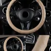 Steering Wheel Covers Classic Leather Car Cover With Breathable Holes Anti-Slip Design Ultra Comfortable Protector