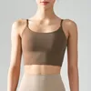 LL Gym Yoga Bra Camisole Crop Top Women with Gym Backless Sexy Tank Tops Fitness Cami Casual Summer LL556