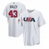 2023 World Baseball Classic WBC USA Jerseys TROUT MULLINS LYNN WILLIAMS MIKOLAS RALEY GOLDSCHMIDT ADAM GRAVEMAN WAINWRIGHT SINGER BARD PRESSLY CORTES HIGASHIOKA