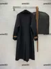 Femmes Trench Coats dame Vêtements d'extérieur fille Coupe-vent Taille S-L Tissu en laine Patte de boutonnage avec veste à la taille Nouveaux produits Mar06