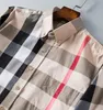 2021 Мужская рубашка роскошные дизайнеры мужская одежда повседневная булочка рубашки классическое мужчина рубашки мужская бренда с длинными рукавами мода Spring M-4xl#04 719362213