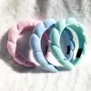 Spa Headband Sponge & Terry Towel Cloth Fabric Head Band for Skincare, Face Washing, Makeup Removal, Shower, Hair Accessories