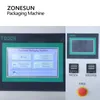 Zonesun Automatisk pulverförpackningsmaskinfyllning Tätning av plastpåse Packetpåse Fyllning Tätning Mjölk kaffemjöl ZS-F100