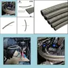 Fittings Pqy An6 6An 8.6Mm / 11/32 Id Stainless Steel Braided Fuel Oil Water Hose One Feet 0. Pqy71121 Drop Delivery Mobiles Motorcy Dhp5A