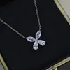 Graf1 Collier papillon Designer de luxe bijoux fins pour femmes pendentif k or amour coeur perle Saturne planète trèfle à quatre feuilles nom de diamant lettre personnalisée fleur