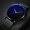 Mannen kijken naar Business Watches Quartz Polshipwatch Designer Metal Strap Montres de Luxe