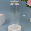 Bicchieri trasparenti da 500 ml Succo di caffè Bevanda Bottiglia di soda Bottiglia di plastica PET con coperchio bottiglie vuote