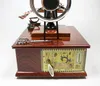 Dekorativa figurer Objekt Vintage Retro Sewing Machine Music Box med lådan Desktop Möbler Artiklar Craft Ornament Dynamic