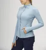 LL-154 Yoga Outfits Fitness Wear Cardigan Womens Sportswear Outer Jackets Outdoor Apparel Casual Adult Running Trainer Exercise Long Sleeve Tops Zipper